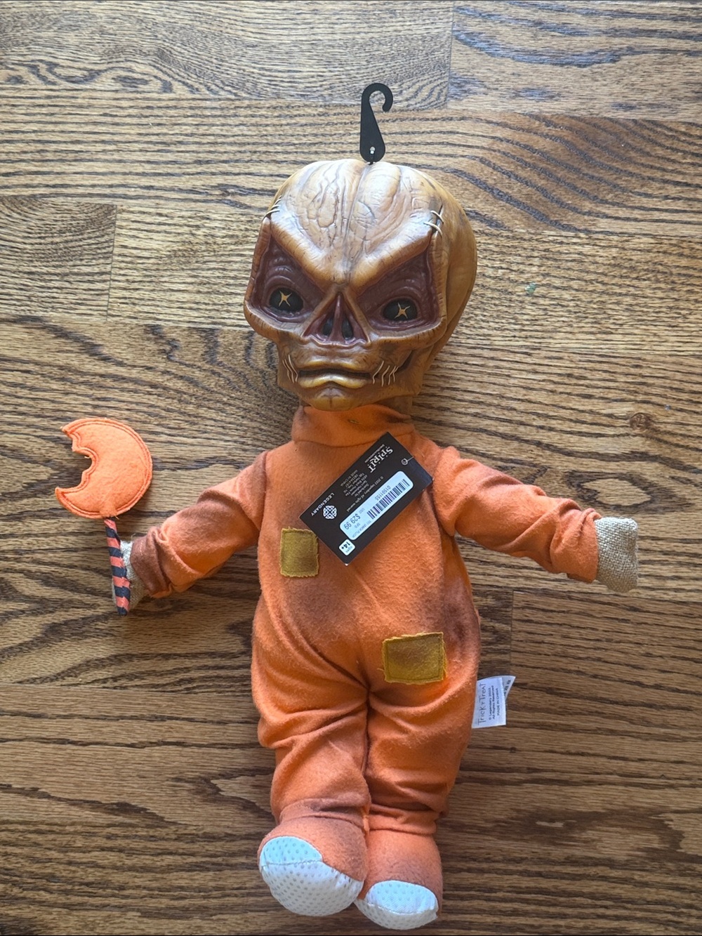Spirit Halloween Unmasked Sam Plush - Trick 'r Treat